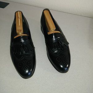 Vintage Bally Gardner, Black, Men's 9D, Made in Switzerland, Worn-Good Cond.